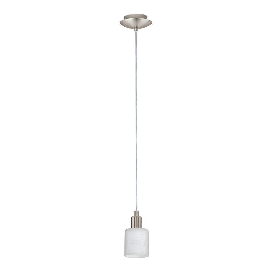 Eglo -  Κρεμαστό φωτιστικό οροφής LED MY CHOICE 1xE14/4W/230V ματ χρώμιο/λευκό