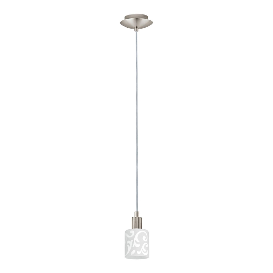 Eglo -  Κρεμαστό φωτιστικό οροφής LED MY CHOICE 1xE14/4W/230V  ματ χρώμιο/λευκό
