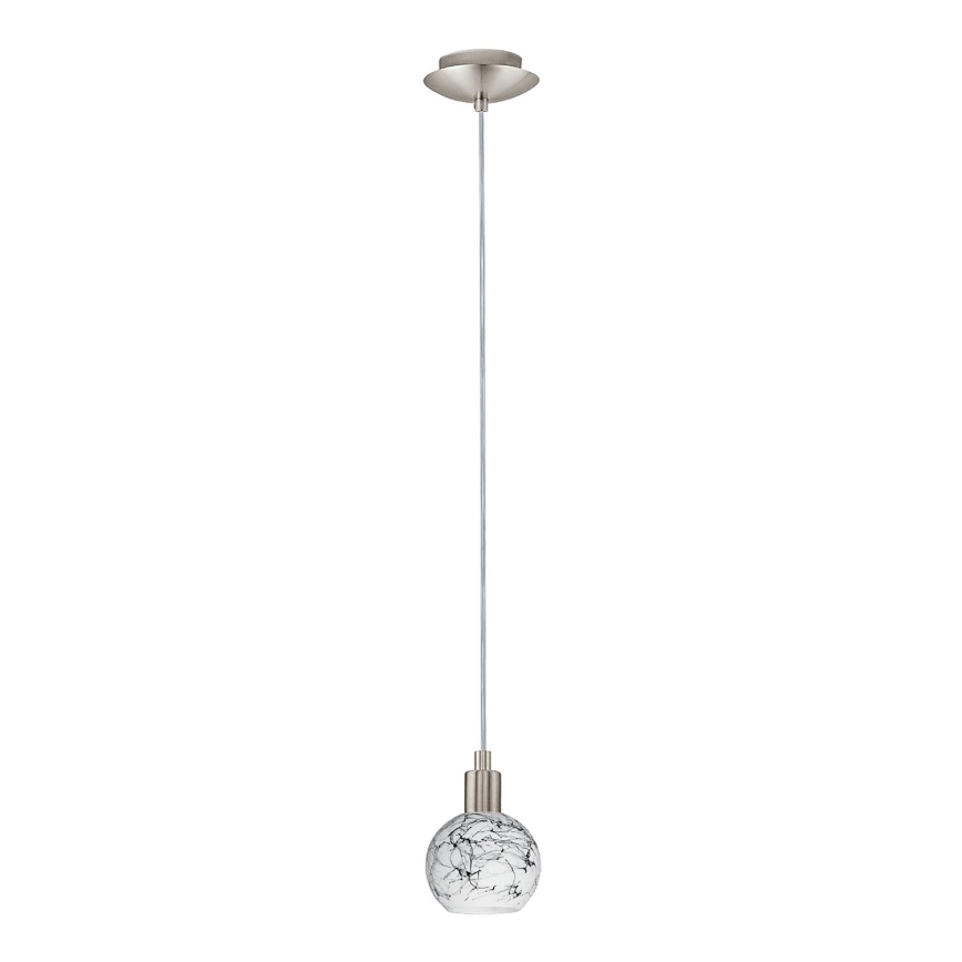 Eglo -  Κρεμαστό φωτιστικό οροφής LED MY CHOICE 1xE14/4W/230V ματ χρώμιο/λευκό/μαύρο