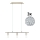 Eglo -  Κρεμαστό φωτιστικό οροφής LED MY CHOICE 3xE14/4W/230V ματ χρώμιο