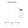 Eglo -  Κρεμαστό φωτιστικό οροφής LED MY CHOICE 3xE14/4W/230V ματ χρώμιο/λευκό