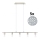 Eglo -  Κρεμαστό φωτιστικό οροφής LED MY CHOICE 5xE14/4W/230V ματ χρώμιο