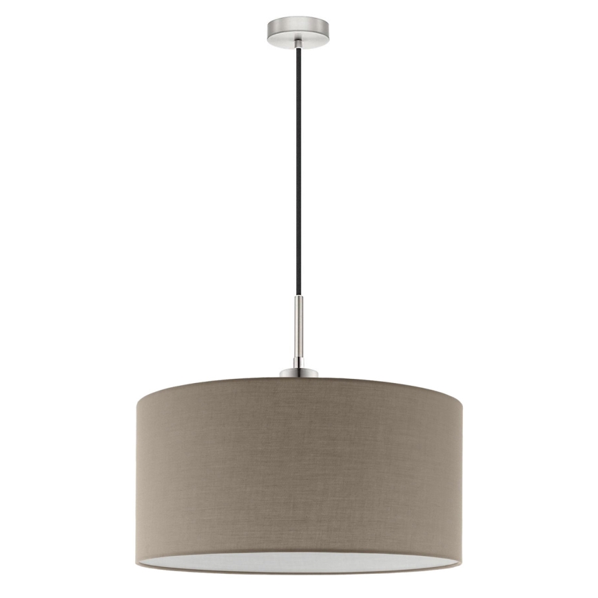 Eglo -  Κρεμαστό φωτιστικό οροφής LED TUNJA 1xE27/60W/230V taupe