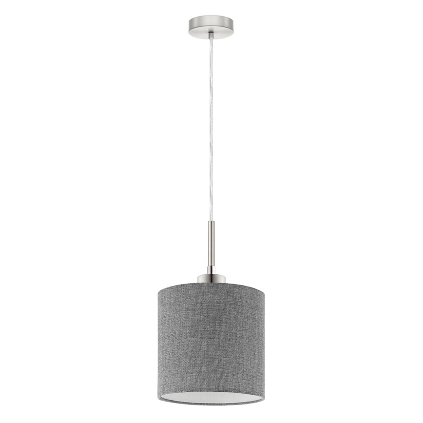 Eglo -  Κρεμαστό φωτιστικό οροφής LED TUNJA 1xE27/60W/230V γκρι