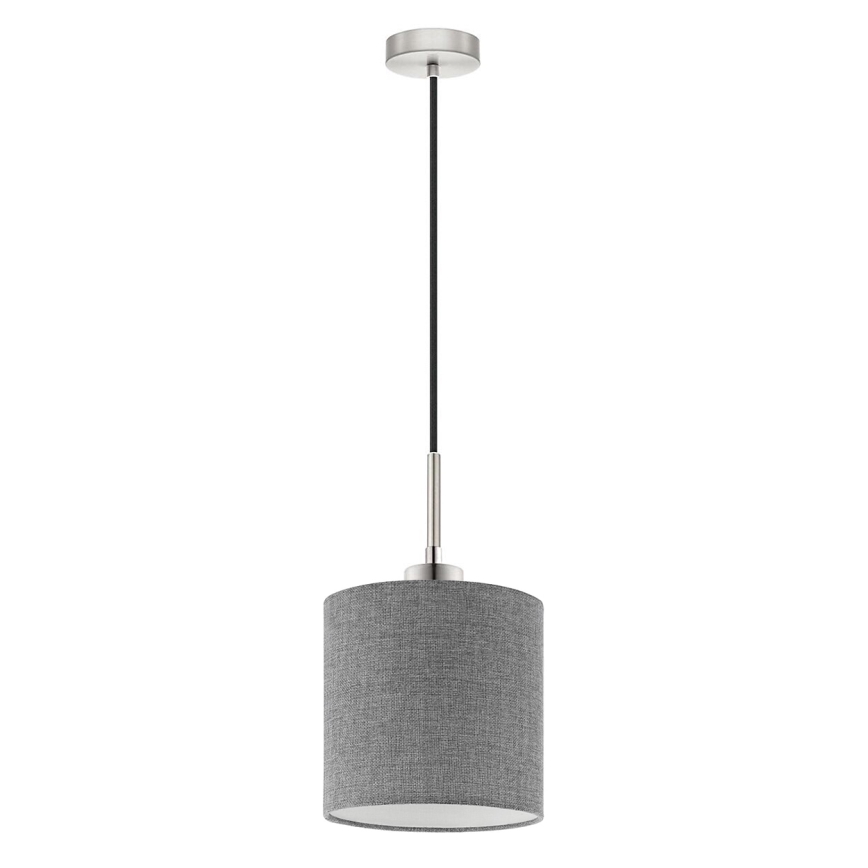 Eglo -  Κρεμαστό φωτιστικό οροφής LED TUNJA 1xE27/60W/230V γκρι