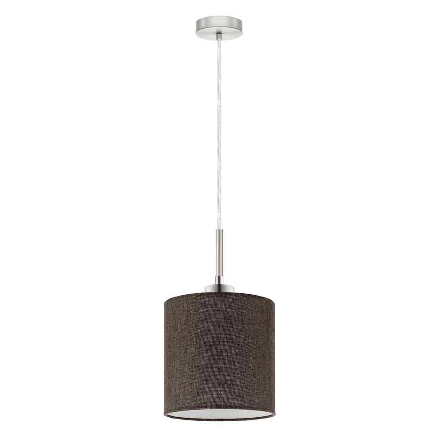 Eglo -  Κρεμαστό φωτιστικό οροφής LED TUNJA 1xE27/60W/230V καφέ
