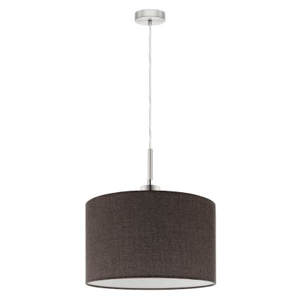 Eglo -  Κρεμαστό φωτιστικό οροφής LED TUNJA 1xE27/60W/230V καφέ