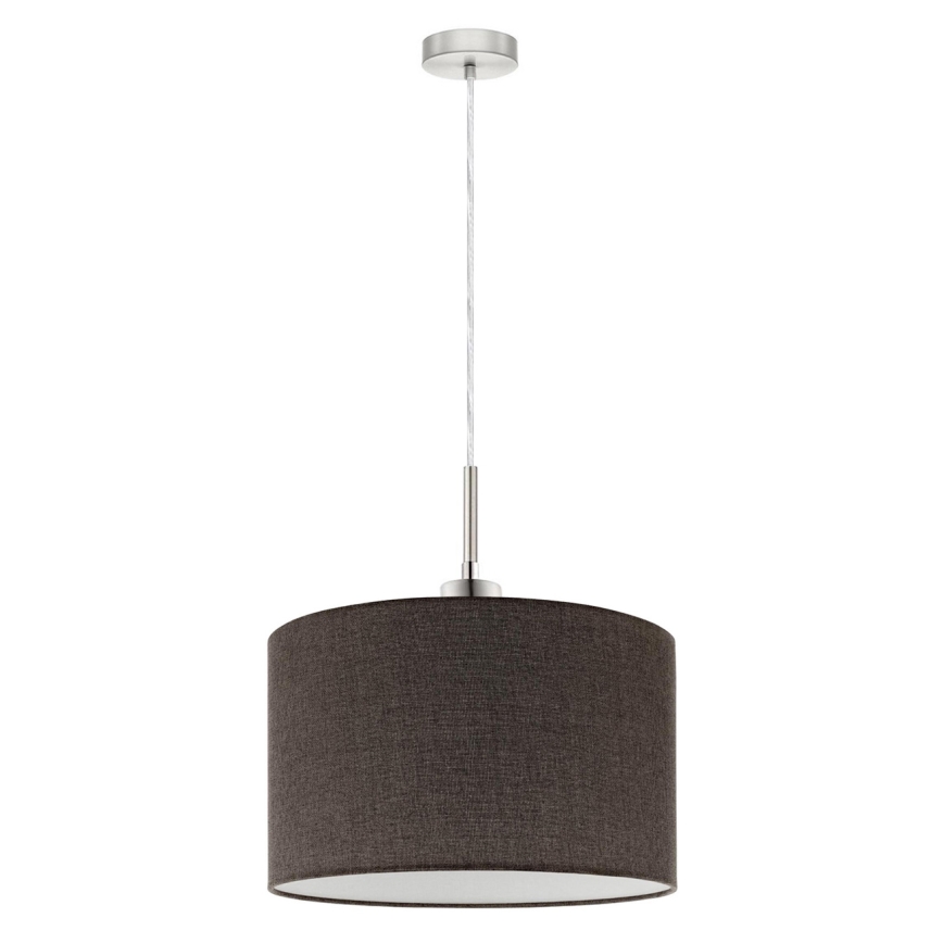 Eglo -  Κρεμαστό φωτιστικό οροφής LED TUNJA 1xE27/60W/230V καφέ