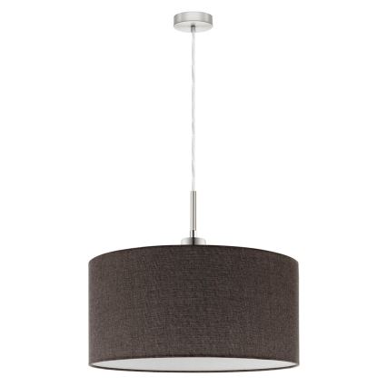 Eglo -  Κρεμαστό φωτιστικό οροφής LED TUNJA 1xE27/60W/230V καφέ