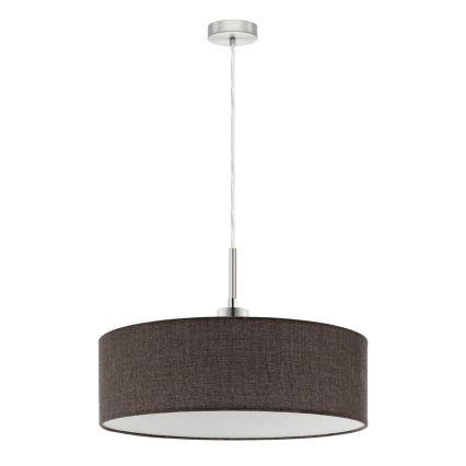 Eglo -  Κρεμαστό φωτιστικό οροφής LED TUNJA 1xE27/60W/230V καφέ