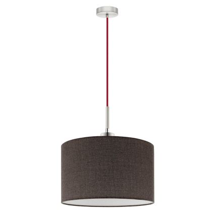 Eglo -  Κρεμαστό φωτιστικό οροφής LED TUNJA 1xE27/60W/230V καφέ