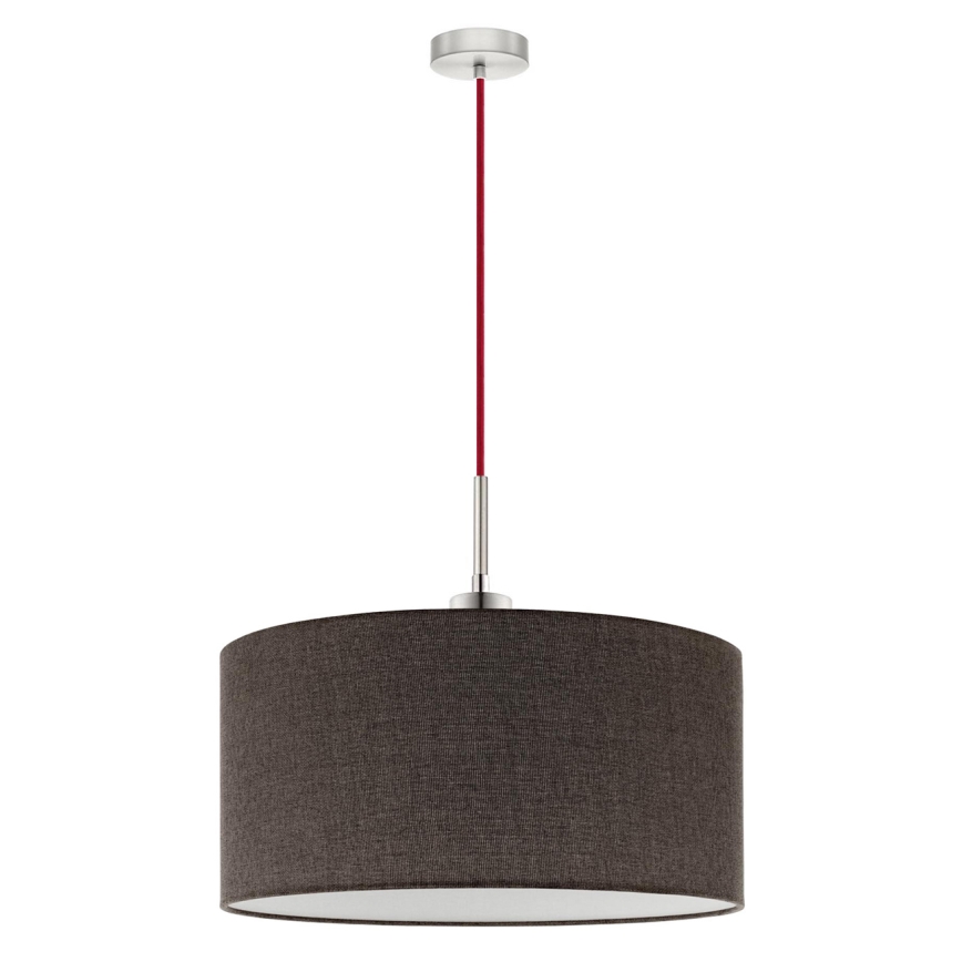 Eglo -  Κρεμαστό φωτιστικό οροφής LED TUNJA 1xE27/60W/230V καφέ
