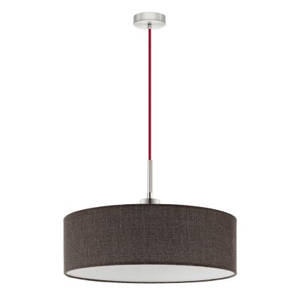 Eglo -  Κρεμαστό φωτιστικό οροφής LED TUNJA 1xE27/60W/230V καφέ