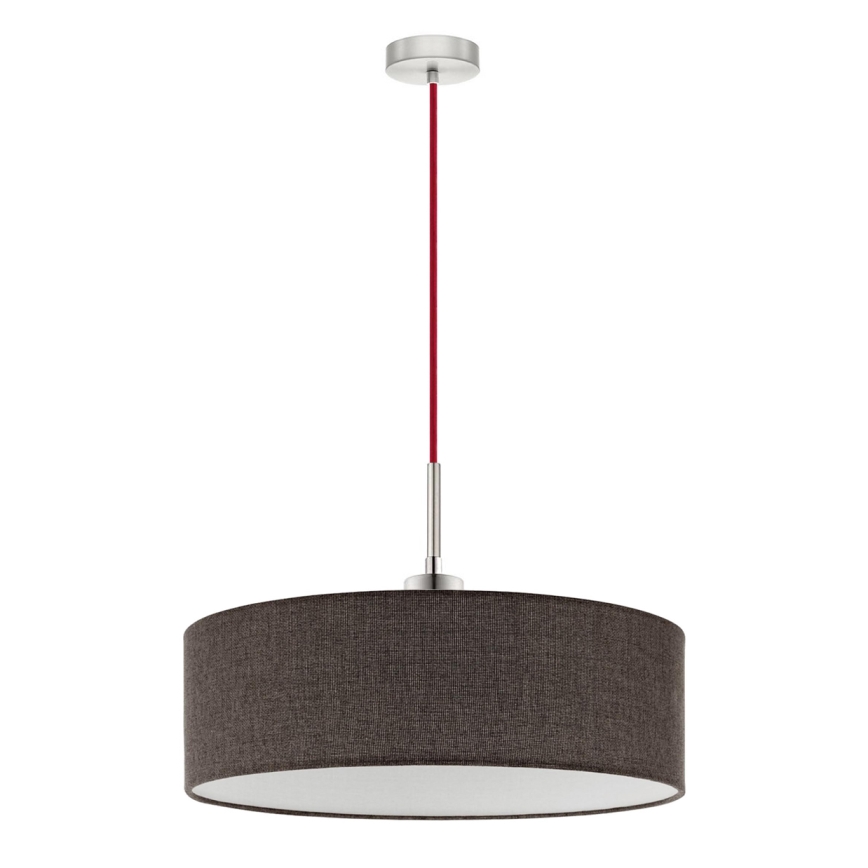Eglo -  Κρεμαστό φωτιστικό οροφής LED TUNJA 1xE27/60W/230V καφέ