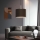 Eglo -  Κρεμαστό φωτιστικό οροφής LED TUNJA 1xE27/60W/230V καφέ