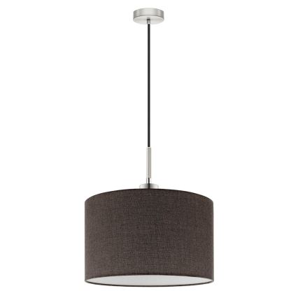 Eglo -  Κρεμαστό φωτιστικό οροφής LED TUNJA 1xE27/60W/230V καφέ