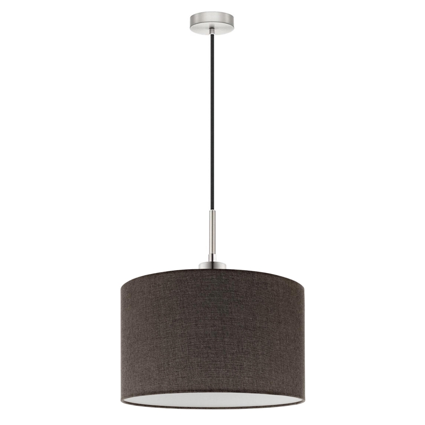 Eglo -  Κρεμαστό φωτιστικό οροφής LED TUNJA 1xE27/60W/230V καφέ