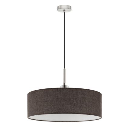 Eglo -  Κρεμαστό φωτιστικό οροφής LED TUNJA 1xE27/60W/230V καφέ