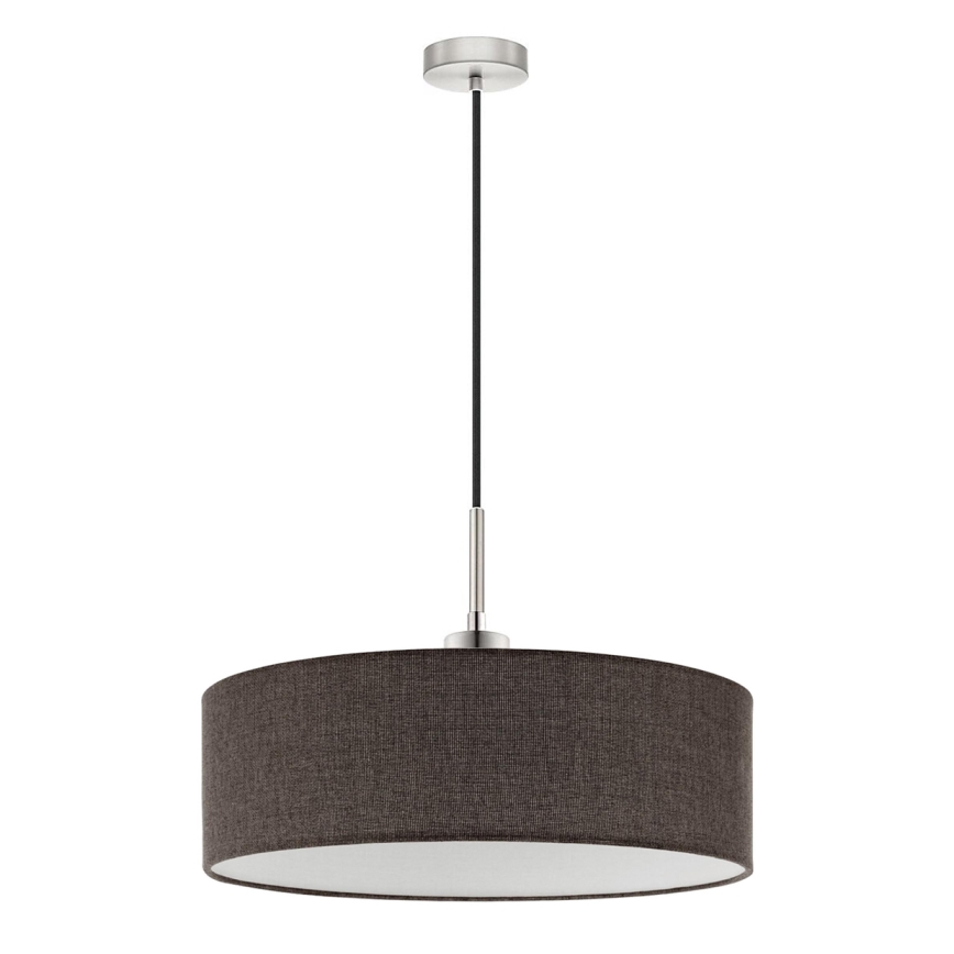 Eglo -  Κρεμαστό φωτιστικό οροφής LED TUNJA 1xE27/60W/230V καφέ