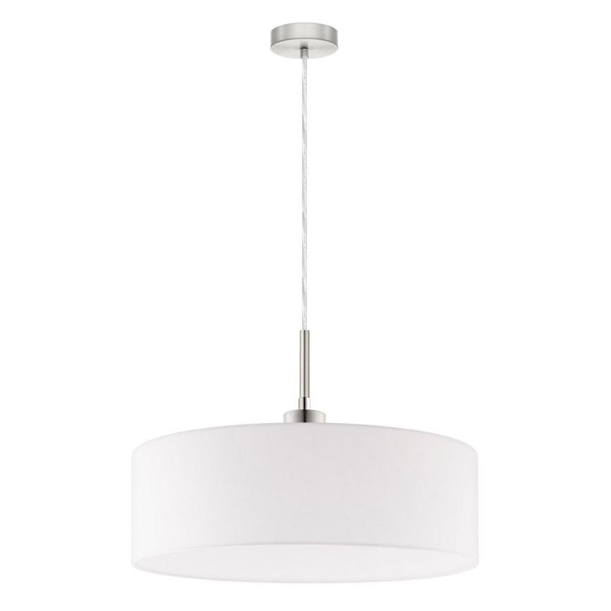 Eglo -  Κρεμαστό φωτιστικό οροφής LED TUNJA 1xE27/60W/230V λευκό