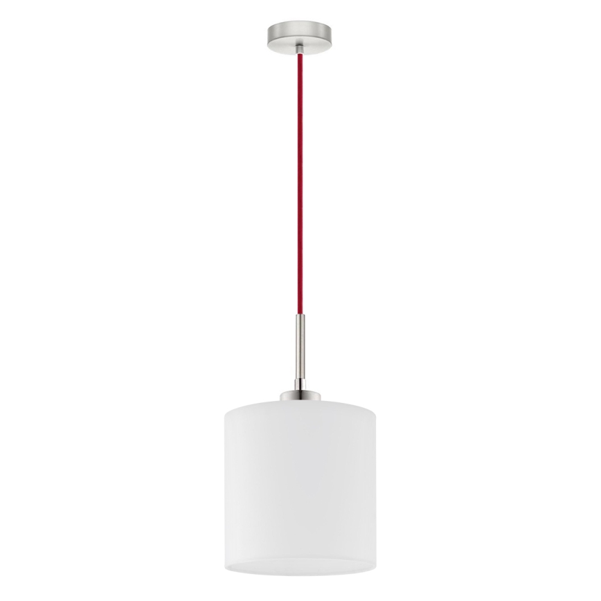 Eglo -  Κρεμαστό φωτιστικό οροφής LED TUNJA 1xE27/60W/230V λευκό