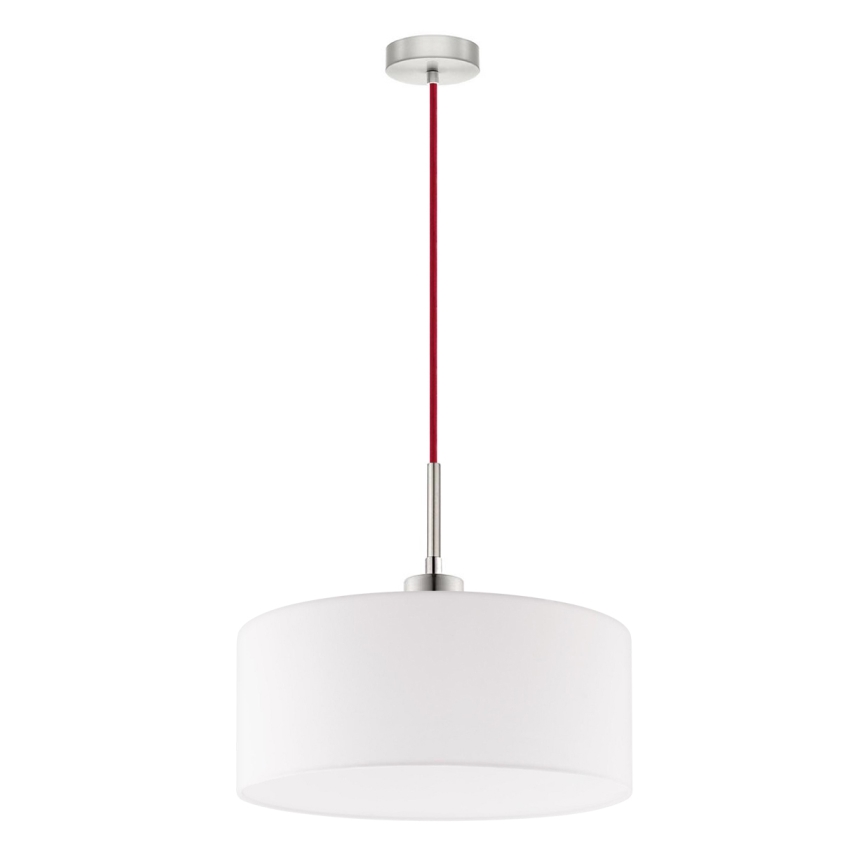 Eglo -  Κρεμαστό φωτιστικό οροφής LED TUNJA 1xE27/60W/230V λευκό