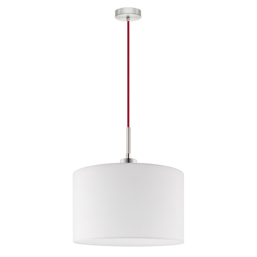 Eglo -  Κρεμαστό φωτιστικό οροφής LED TUNJA 1xE27/60W/230V λευκό