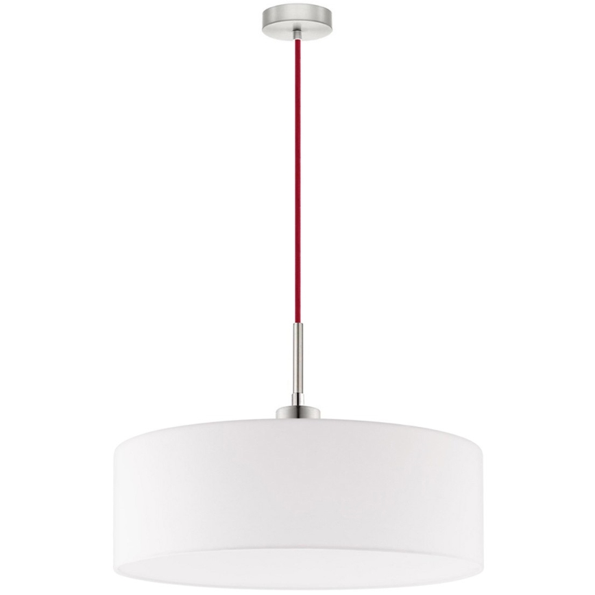 Eglo -  Κρεμαστό φωτιστικό οροφής LED TUNJA 1xE27/60W/230V λευκό