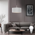 Eglo -  Κρεμαστό φωτιστικό οροφής LED TUNJA 1xE27/60W/230V λευκό