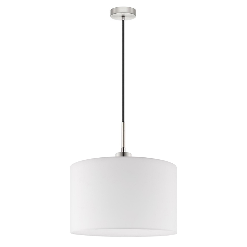 Eglo -  Κρεμαστό φωτιστικό οροφής LED TUNJA 1xE27/60W/230V λευκό