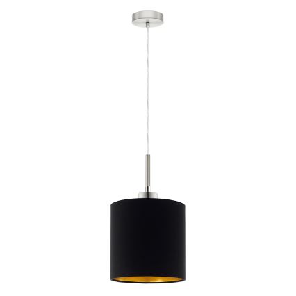Eglo -  Κρεμαστό φωτιστικό οροφής LED TUNJA 1xE27/60W/230V μαύρο