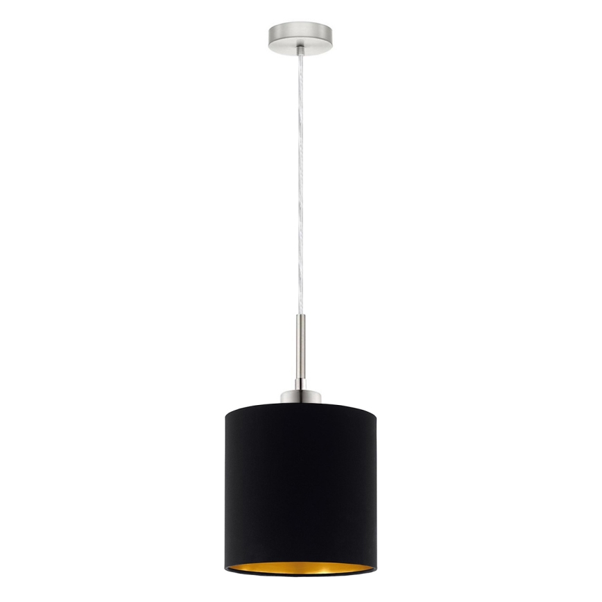 Eglo -  Κρεμαστό φωτιστικό οροφής LED TUNJA 1xE27/60W/230V μαύρο