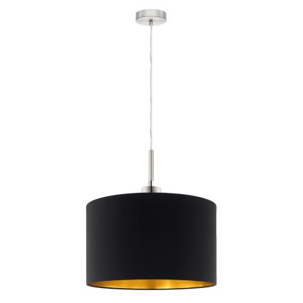 Eglo -  Κρεμαστό φωτιστικό οροφής LED TUNJA 1xE27/60W/230V μαύρο