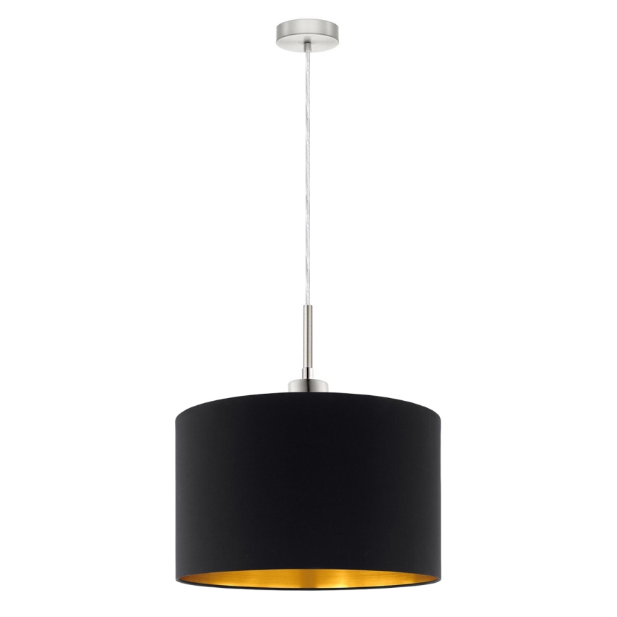 Eglo -  Κρεμαστό φωτιστικό οροφής LED TUNJA 1xE27/60W/230V μαύρο