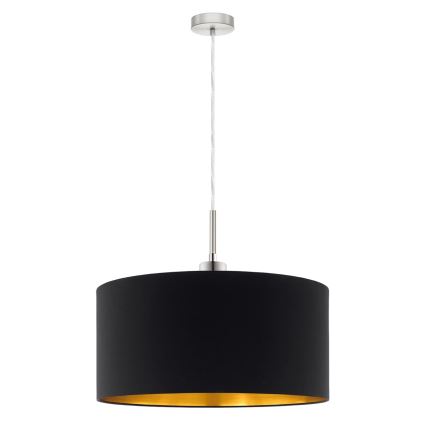 Eglo -  Κρεμαστό φωτιστικό οροφής LED TUNJA 1xE27/60W/230V μαύρο