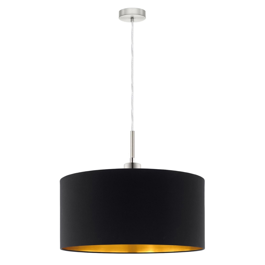 Eglo -  Κρεμαστό φωτιστικό οροφής LED TUNJA 1xE27/60W/230V μαύρο