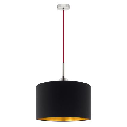 Eglo -  Κρεμαστό φωτιστικό οροφής LED TUNJA 1xE27/60W/230V μαύρο