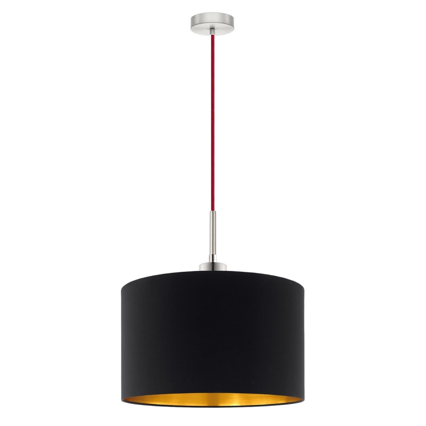 Eglo -  Κρεμαστό φωτιστικό οροφής LED TUNJA 1xE27/60W/230V μαύρο