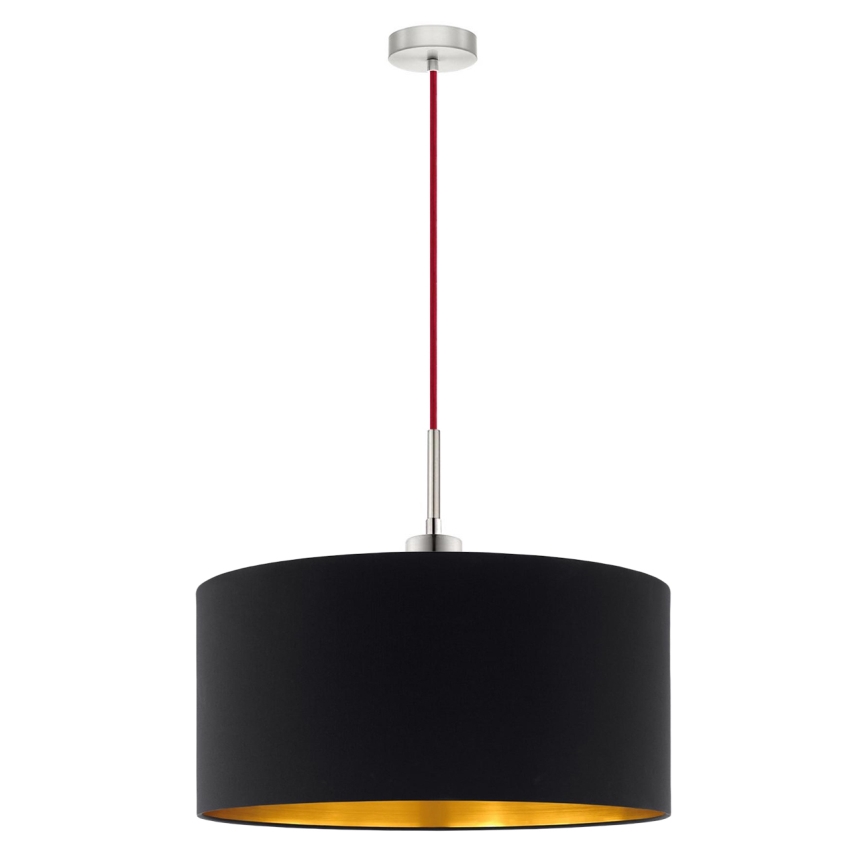 Eglo -  Κρεμαστό φωτιστικό οροφής LED TUNJA 1xE27/60W/230V μαύρο