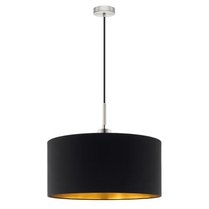 Eglo -  Κρεμαστό φωτιστικό οροφής LED TUNJA 1xE27/60W/230V μαύρο