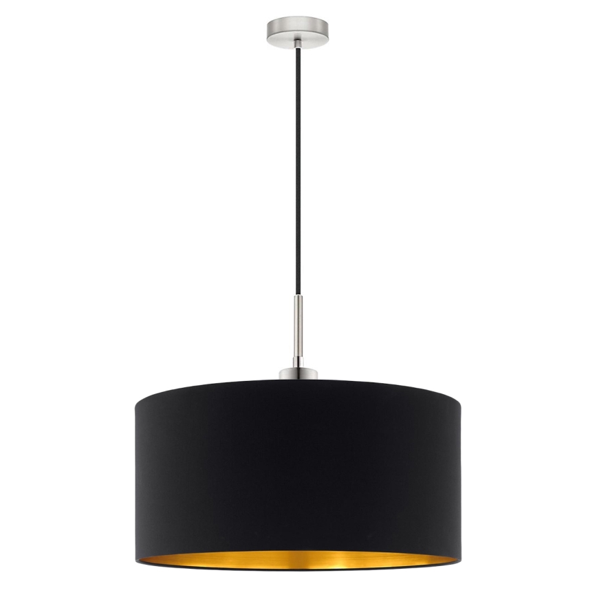 Eglo -  Κρεμαστό φωτιστικό οροφής LED TUNJA 1xE27/60W/230V μαύρο