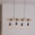Eglo - Κρεμαστό φωτιστικό οροφής TOWNSHEND 4xE27/60W/230V