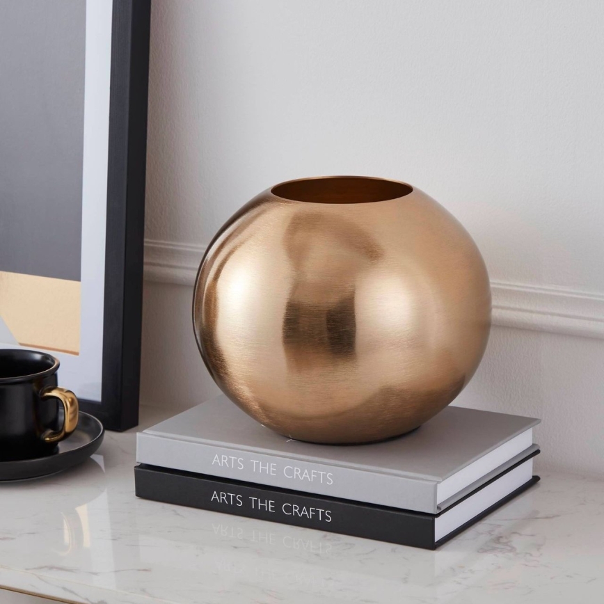 Eglo - Μεταλλικό βάζο 16,5x18 cm χρυσό