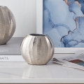 Eglo - Μεταλλικό βάζο 9,5x11 cm ματ χρώμιο