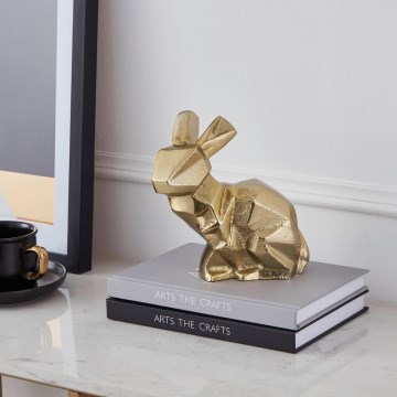 Eglo - Μεταλικό διακοσμητικό 17,5x16 cm κουνέλι/χρυσό