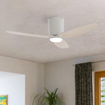 Eglo - Οροφής ανεμιστήρας LED/15W/230V με τηλεχειριστήριο