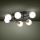 Eglo - Πλαφονιέρα οροφής 6xE14/40W/230V χρυσό/μαύρο