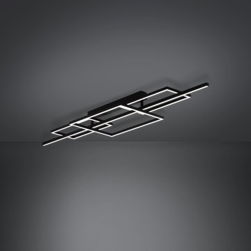 Eglo - Πλαφονιέρα οροφής ντιμαριζόμενη LED LED/34,5W/230V 3000K μαύρο