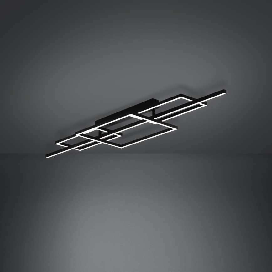 Eglo - Πλαφονιέρα οροφής ντιμαριζόμενη LED LED/34,5W/230V 3000K μαύρο