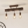 Eglo - Πλαφονιέρα οροφής πολύφωτο TOWNSHEND 3xE27/60W/230V